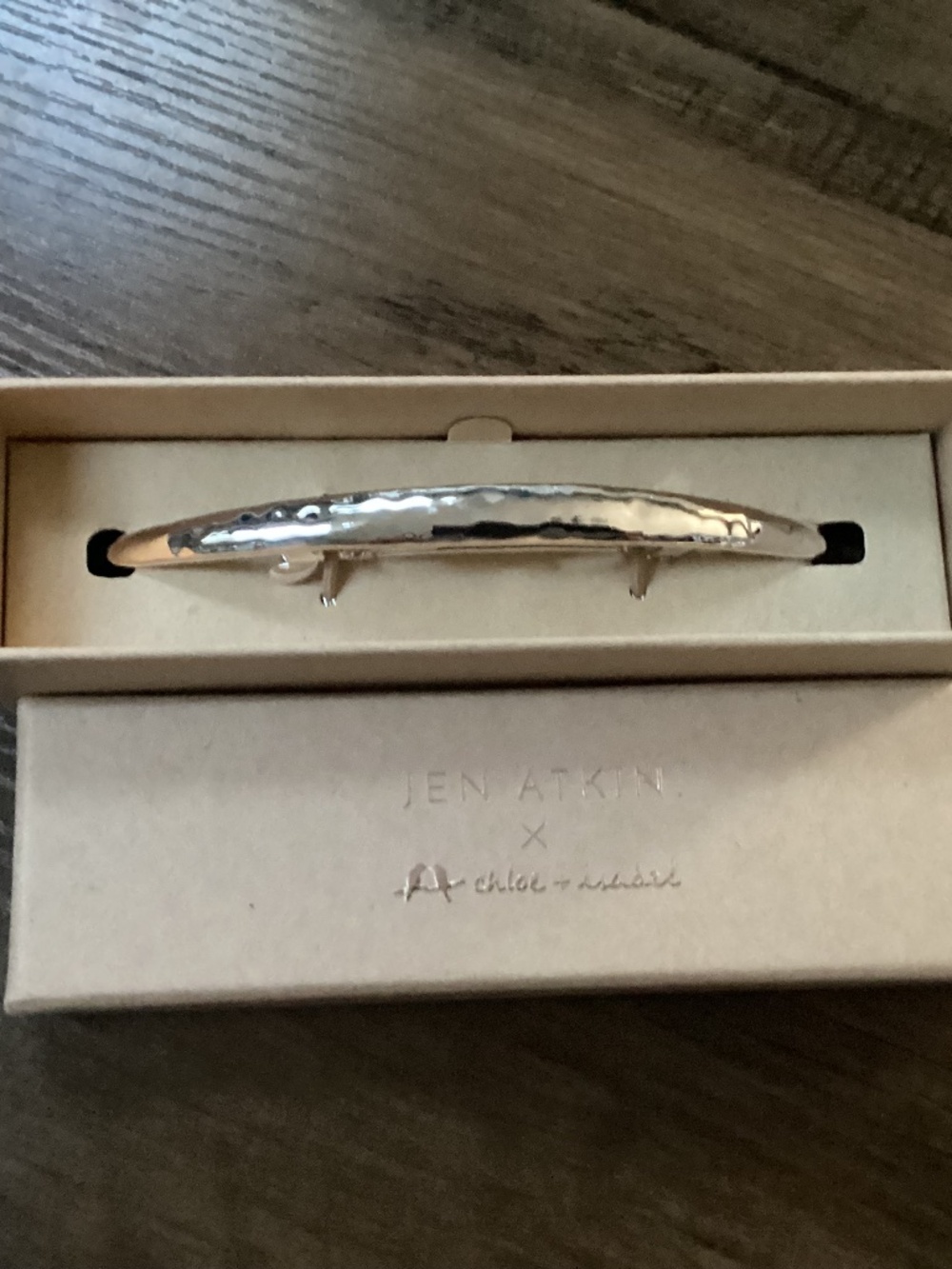 Jen Atkin x Chloe + Isabel Hammered Cuff Barette NWOT/Never used